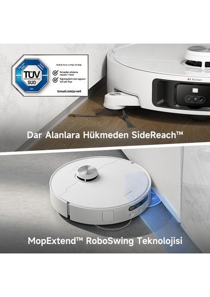 Dreame L40 Ultra Robot Süpürge, 11.000 Pa Emiş Gücü