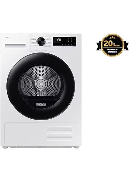 Samsung DV10DG54A0AEAH 10 Kg Çamaşır Kurutma Makinesi