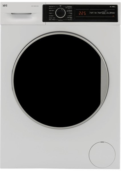 SEG Scm 12M12 Inv SEG 12 Kg 1200 Devir Inverter Buharlı Yıkama Özellikli Çamaşır Makinesi