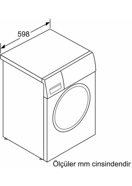 Bosch WGK264Z0TR Serie 6 Çamaşır Makinesi 11 kg maks. 1400 dev./dak.