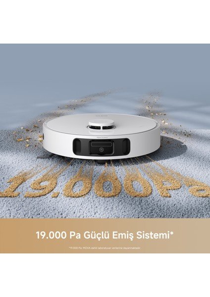MOVA E40 Ultra Robot Süpürge ve Paspas 19.000 Pa Emiş gücü, 3 Yıl Garanti