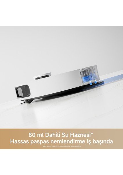 MOVA E40 Ultra Robot Süpürge ve Paspas 19.000 Pa Emiş gücü, 3 Yıl Garanti